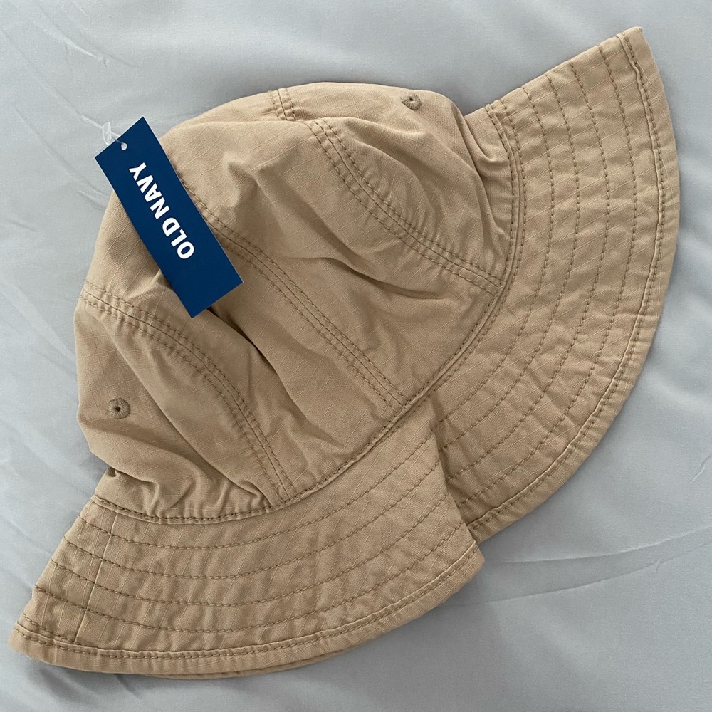 Old Navy Sun/Bucket Hat - Toddler's Size Large 4T/5T - Tan - NIP